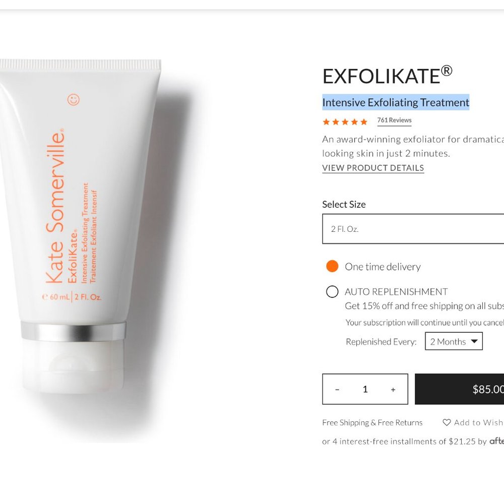 Kate Somerville ExfoliKate® Intensive Pore Exfolia